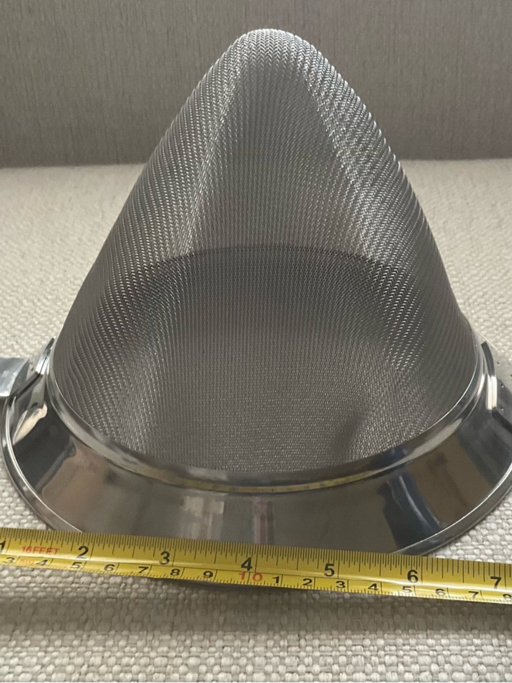 Pampered Chef Fine Mesh Strainer - Silver - Picture 3 of 4